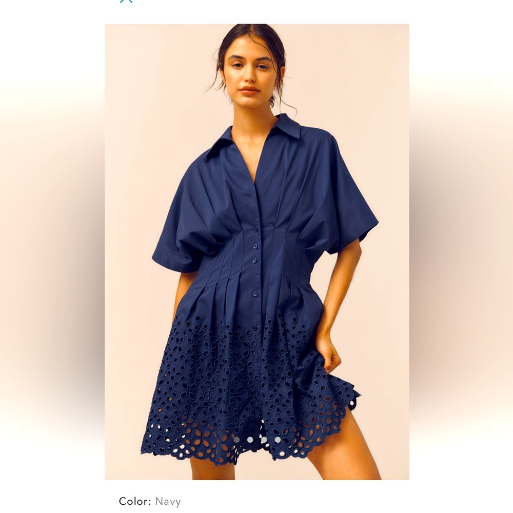 Exquise Navy Blue Dress